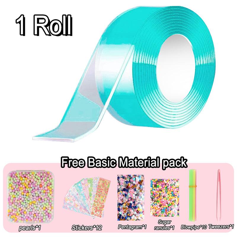 1 Roll of Nano Tape (blue) + basic material pack - PEYOU Store