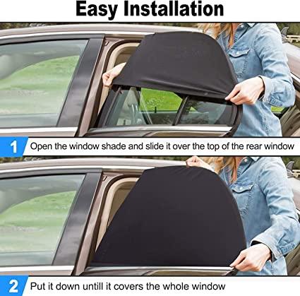 PEYOU 2 Pack Car Window Sun Shades - PEYOU Store