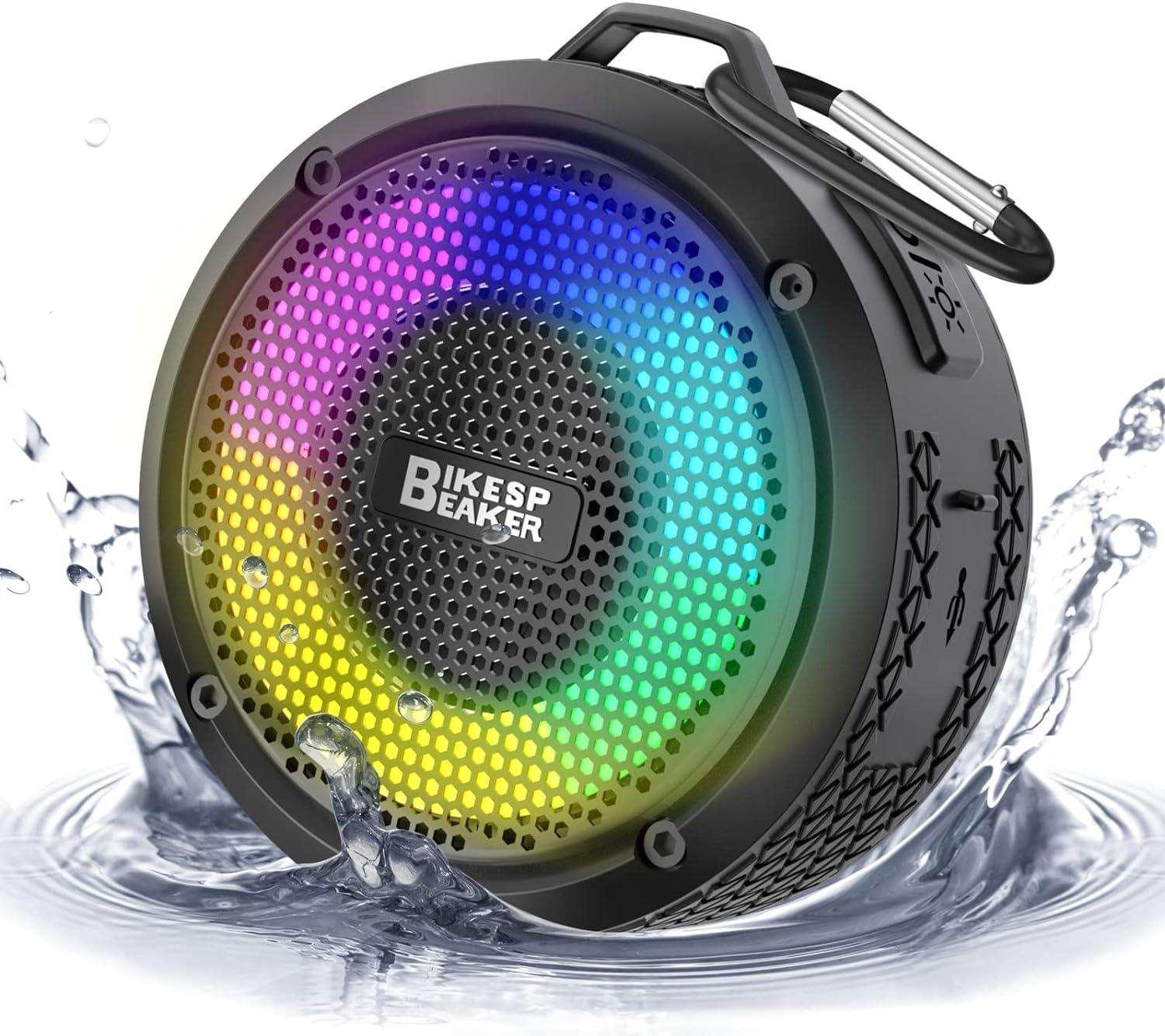 PEYOU IPX7 Waterproof Speaker, Bluetooth Shower Speaker 5.0 Waterproof with Suction Cup - PEYOU Store