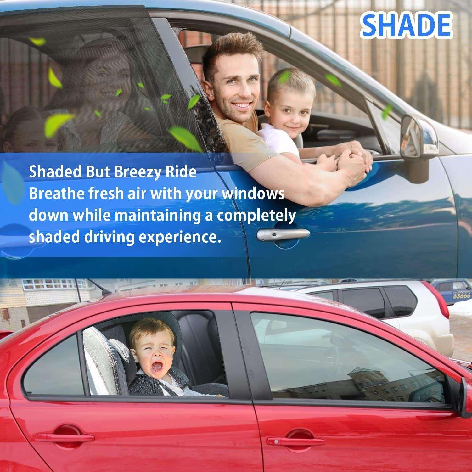 2 Pack Breathable Mesh Side Car Window Sun Shade - PEYOU Store